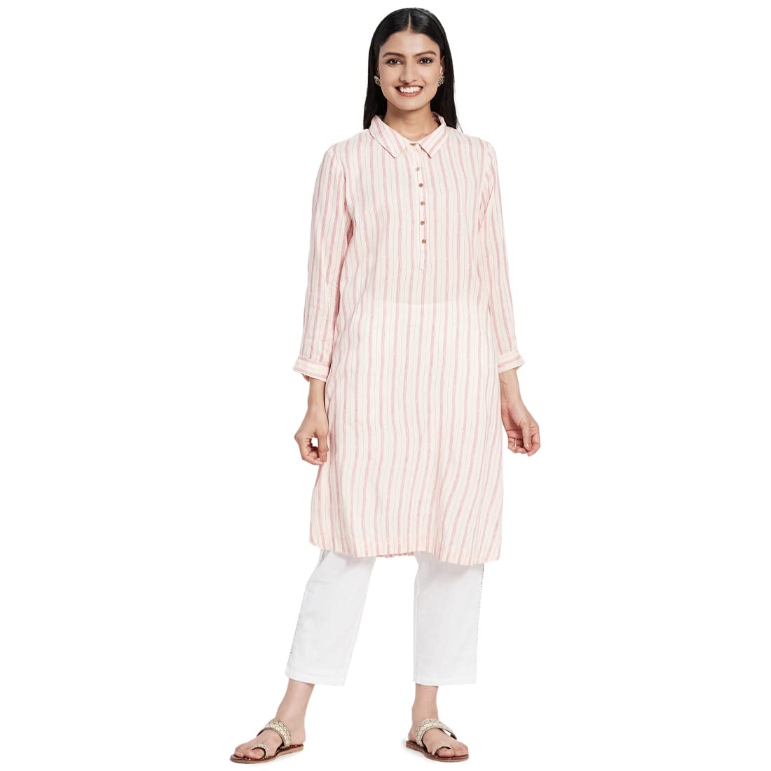 Fabindia Women's Modal Regular Kurta