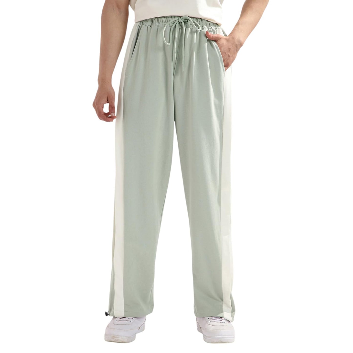 Nobero MenS Loose Sweatpants (1M-Bwjg-R0187_Sage Green