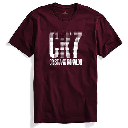 ADRO Design Printed T-Shirts for Men & Women (RNR-S35-CR07-BG_Maroon)