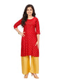 Aarika Girls Red Colour Embroidery Rayon Kurti-(8-15 Years)-(Oct_Kurti-K-Ap-1113-Red-38)