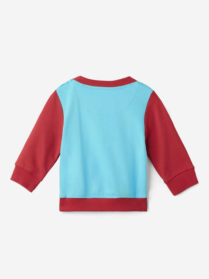 The Souled Store Boys Sea Coral Cotton Sweatshirts