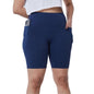 BlissClub Women The Ultimate Cycling Shorts| Cycling Shorts for Women| High-Waist| 3 Pockets| Squat-Proof | Cloudsoft Fabrics |