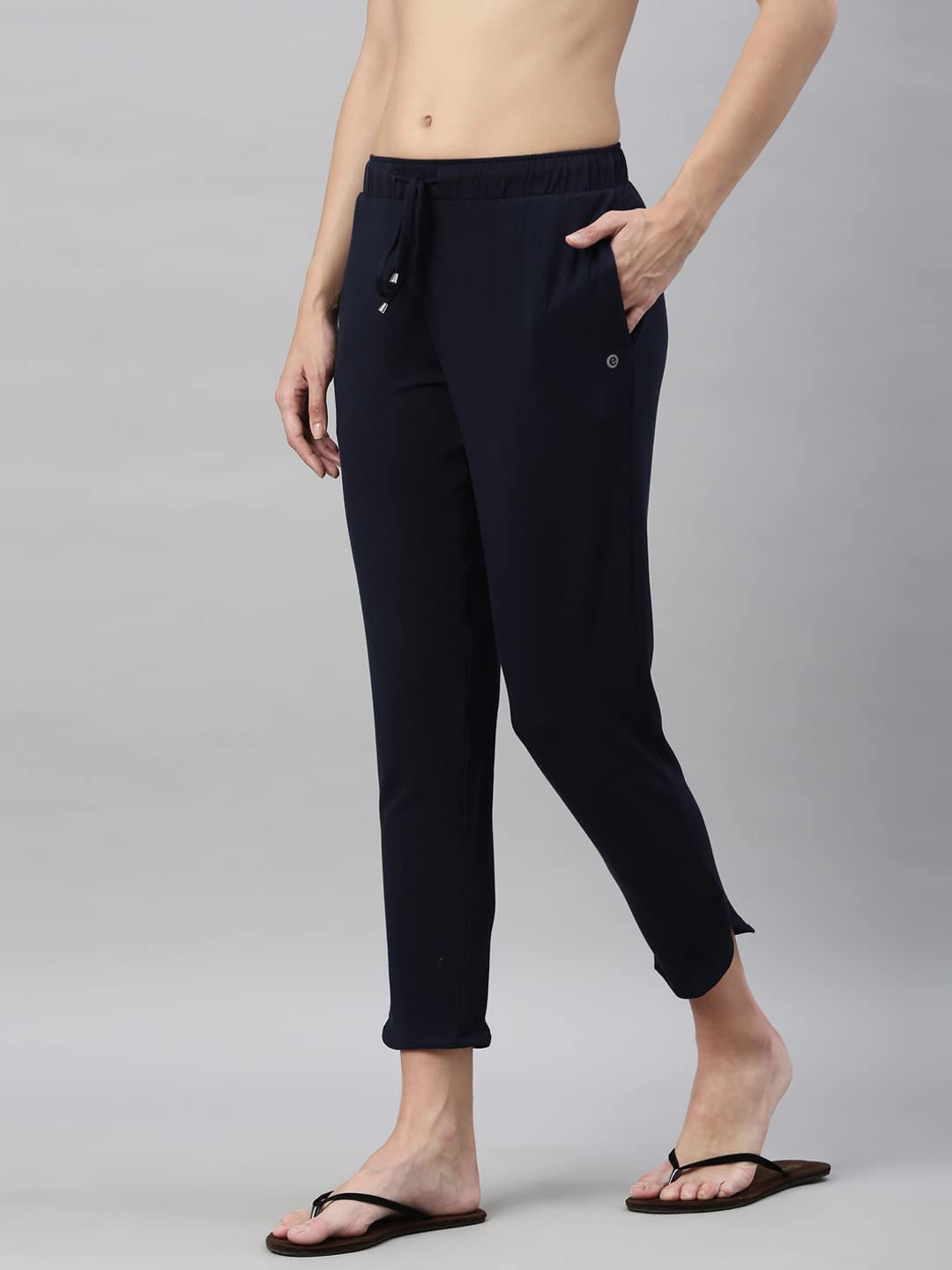 Enamor Essentials E048 Womens Relaxed Fit Printed Lounge Pants