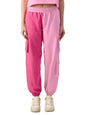 The Souled Store in A Heart Beat Women and Girls Pink Graphic Printed Regular Fit Joggers