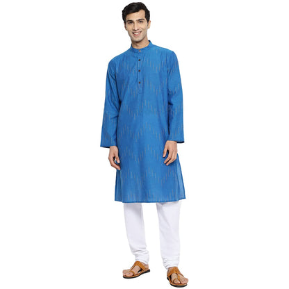 Fabindia Men's Cotton Dobby Relaxed Kurta
