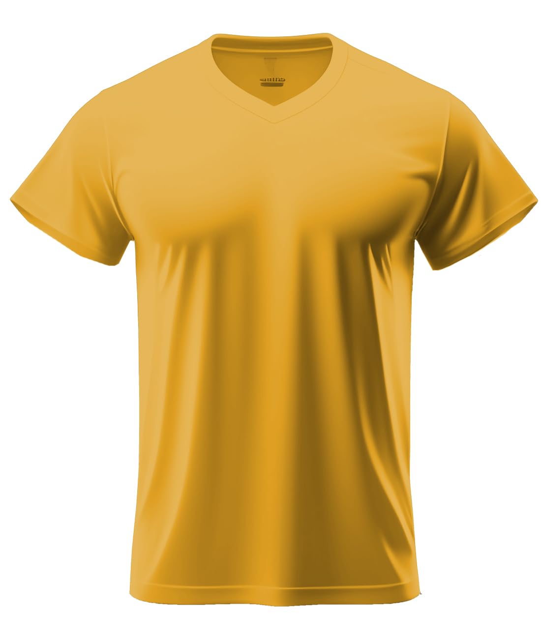 ADRO Mens V Neck T-Shirt|100% Combed Cotton T-Shirt|V-Neck Half Sleeve T-Shirt|VN24-M-PLN-MU