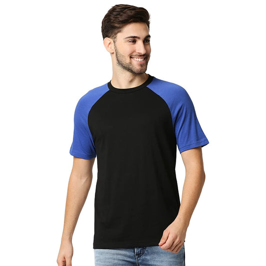 Bewakoof Mens Plain Basic Raglan T-Shirt