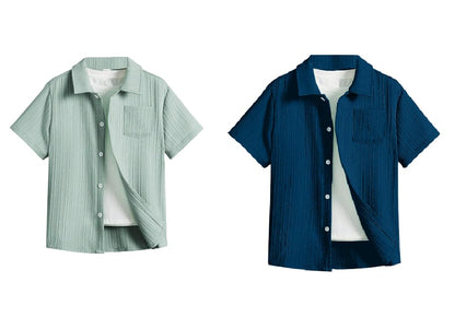 TAGAS Boys Regular Fit Shirt (BS-2033(Combo)_Mint-RAMA