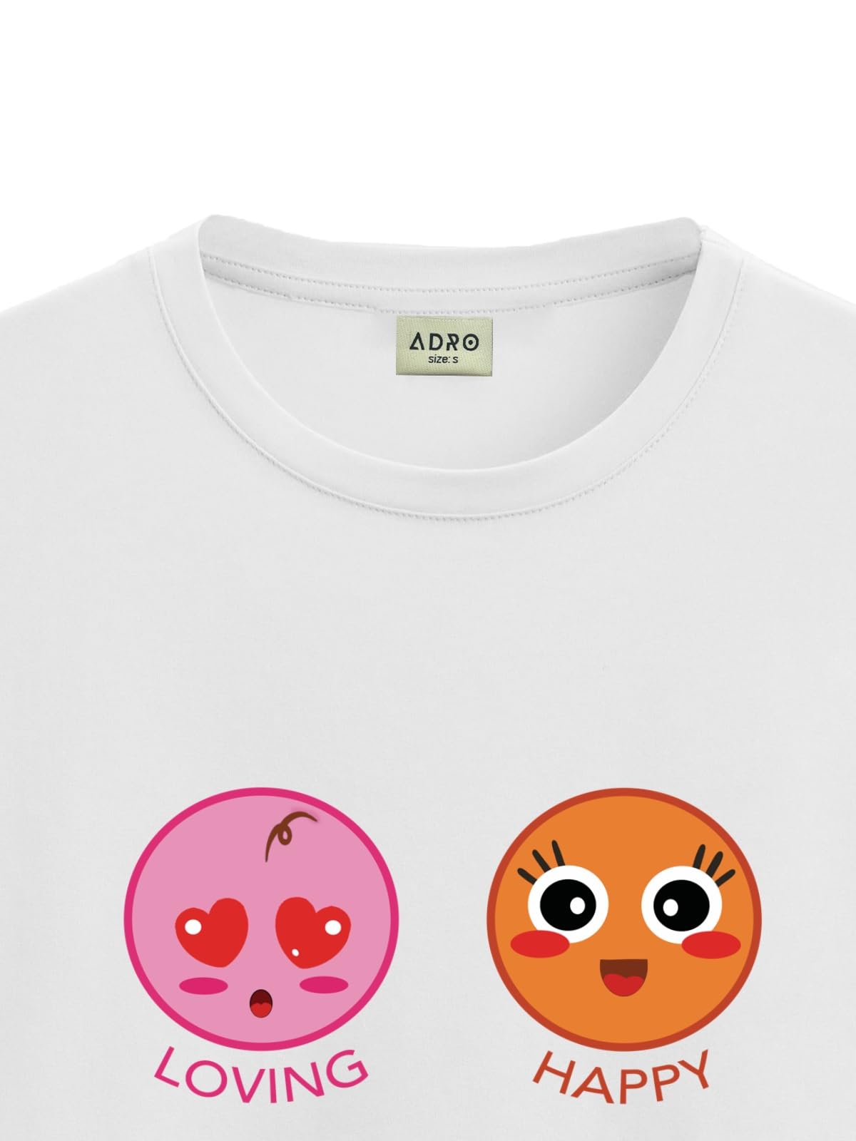 ADRO T Shirts for Boys & Girls || Emotions of Smiley Printed T-Shirt || Ages 3-14 || 100% Cotton Round Neck Tshirt for Boys & Gi