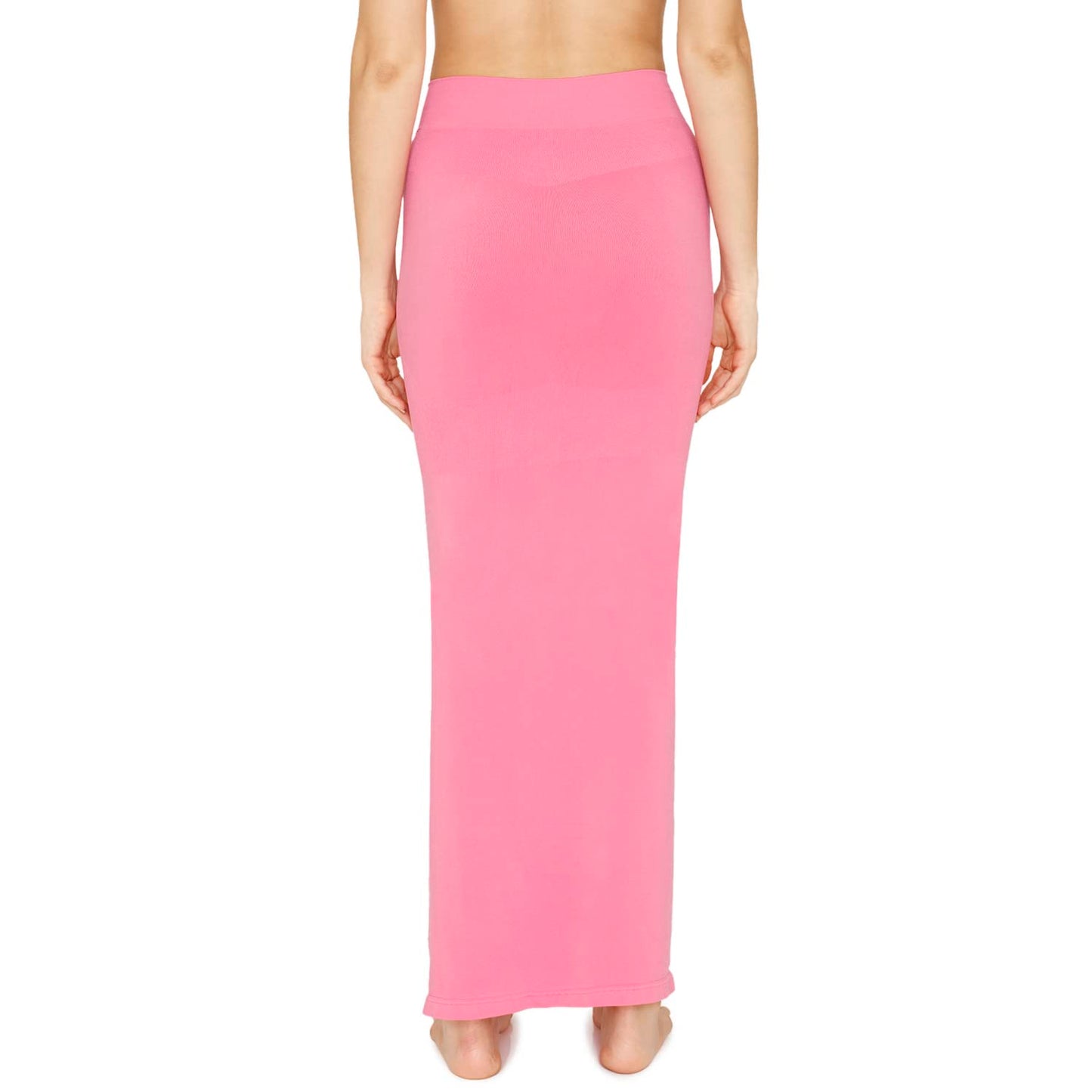 Zivame All Day Seamless Mermaid Saree Shapewear with Removable Drawcord for Women - Pink