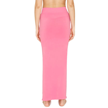 Zivame All Day Seamless Mermaid Saree Shapewear with Removable Drawcord for Women - Pink