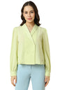 Allen Solly Women Regular Fit Solid Formal Full Sleeve Shrug