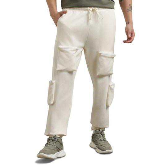 Nobero MenS Loose Sweatpants (1M-Bwjg-R0112-Aw_Arctic Wolf