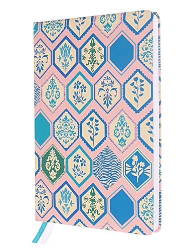 DOODLE Hard Bound Soft Foam Padded Hard Cover Paper Notebook | Compact A5 Size (8.25 x 5.7) | 160 Pages, 80 gsm | Flat Opening |