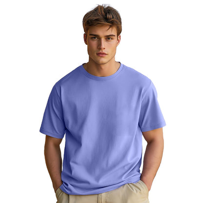 Nobero MenS Regular Fit T-Shirt (1M-Twts-R0007_Periwinkle