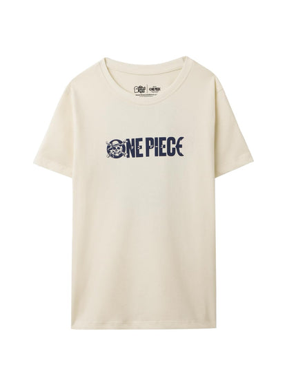 The Souled Store Official One Piece: Merry Crew Young Boys Short Sleeve Round Neck Graphic Printed Regular Fit Cotton T-Shirts W