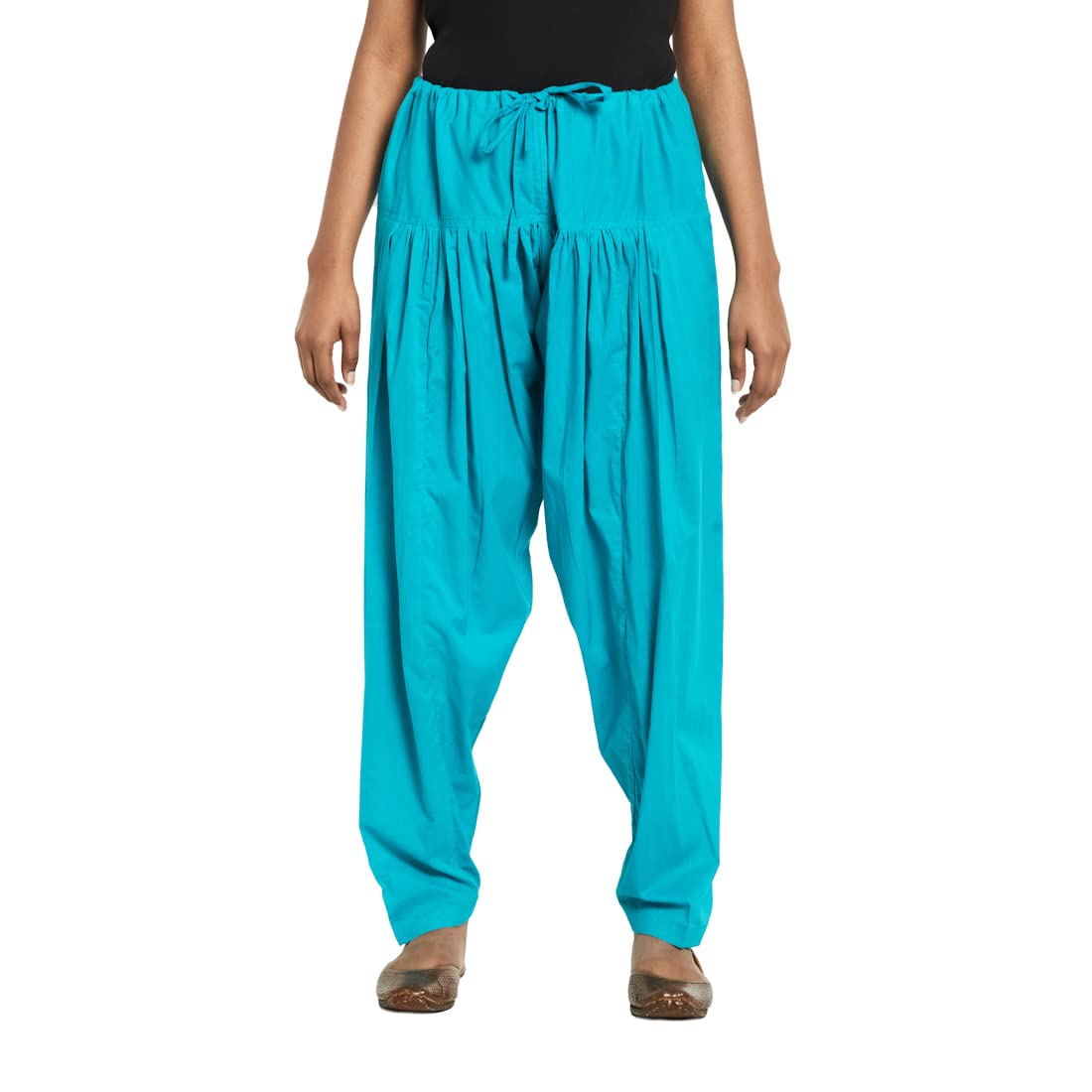 Fabindia Women Regular Salwar Cotton_M Blue