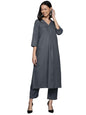 Varanga WomenS Silk Blend Kurta Set  Elegant Traditional Ethnic Wear With Dupatta And Bottom For Women