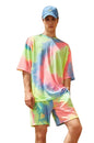 OM SAI LATEST CREATION Lycra Unisex Night Dress||Tie-Dye Night Wear Beach Wear Summer Wear Short Pajama Set||Sleepwear Loungewea