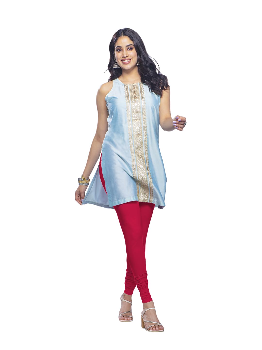 Lyra Premium Viscose Full Length Churidar Leggings For Women