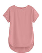 SHODOX Womens Cotton Blend Solid Regular fit Round Neck Short Sleeve T-Shirt (Pack of 1)