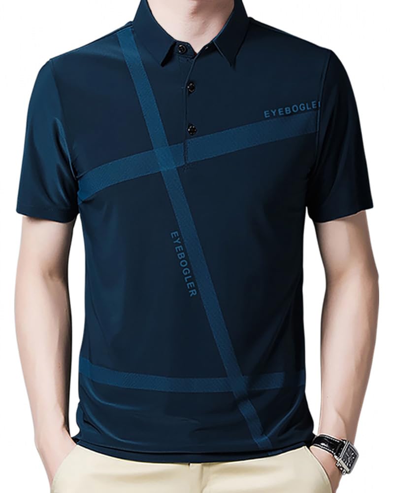 Noble Monk MenS Regular Fit Polo T Shirt |Half Sleeves |Collar Tshirts T Shirt | Casual Tshirt Teal Blue