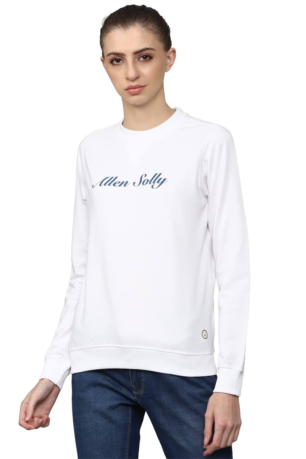 Allen Solly Women Solid Round Neck T-Shirt