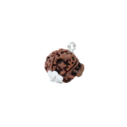 Astrotalk Ganesh Mukhi Rudraksha with Silver-Capping | Remove Obstacles & Unlock Success | Wisdom, Protection & Confidence | Sacred Rudraksha Bead for Women & Men