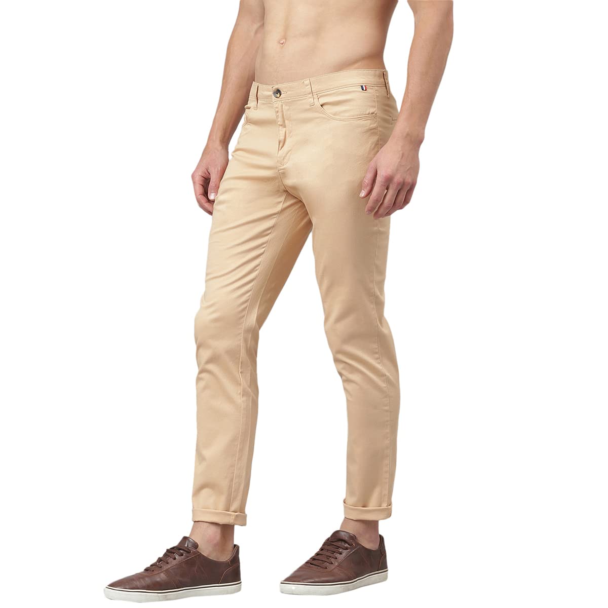 Thomas Scott Mens Solid Slim Fit Trouser