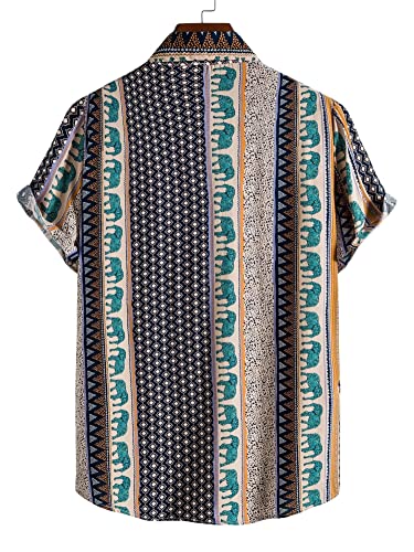 Om Sai Latest Creation Shirts For Men || Rayon Geo & Paisley Printed Shirts For Men || Short Sleeve Summer Shirts || Perfect For