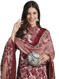 Pinkmint Straight Cotton Printed Kurta And Pant Set With Fancy Dupatta 3 Piece Suit Set Festival
