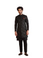 Kisah Sherwani Set For Men  Silk Blend Jacquard Textured Indo Western Sherwani With Kurta And Trouser | Designer Ethnic Outfit F