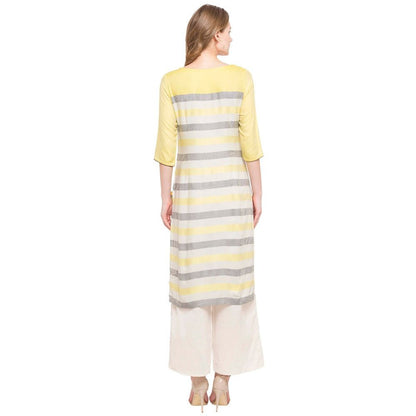 Aurelia Women Rayon 's Straight Fit Kurta