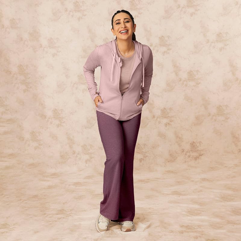 BlissClub AirMelt Flare Pants - Lite | Flared Silhouette | Back Pocket| Weightless Fabric | High Rise Waistband | Tall Variant A