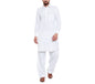 SOJANYA (Since 1958 Men's Classic White Cotton Blend Pathani Kurta Salwar