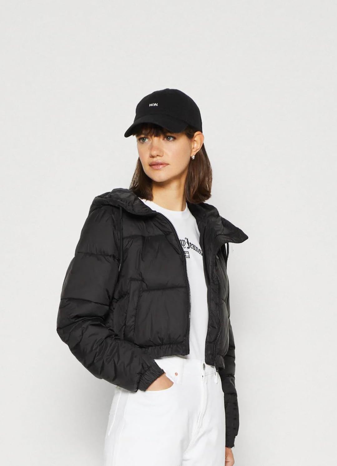 Kotty Women Full Sleeve Solid Hooded Puffer Jacket