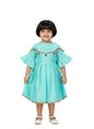 Aarika Girls Firozi Colour Middi-(3-9 Years)-(Oct_Md-21930-C-Green-22)