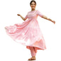 GoSriKi Women's Cotton Anarkali Solid Kurta with Pant (Gulabo Nw-GO)
