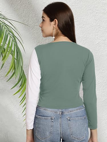 Tee Projekt Solid Stylish Casual Tops for Women & Girls|| Trendy Western Tops for Women Stylish