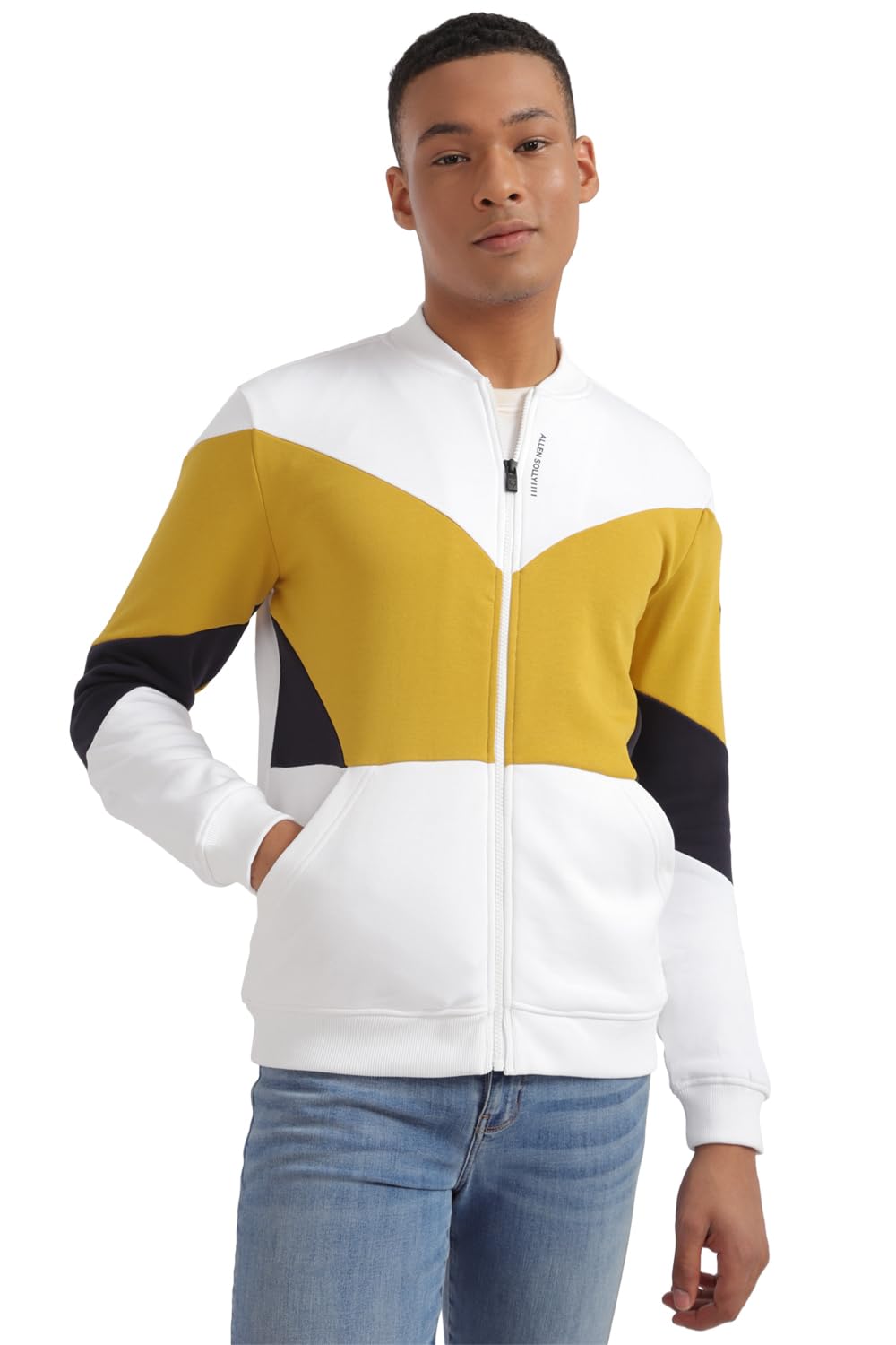 Allen Solly Men Regular Fit Casual Cotton Full Sleeve T-Shirt