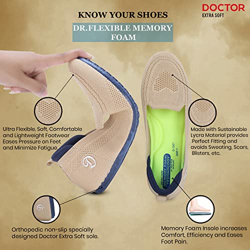 Doctor Extra Soft Flexible Memory Foam WomenS Shoes For Walking Gym Training,Casual, Sports,Slip-On,Lightweight Lace Up Athleti