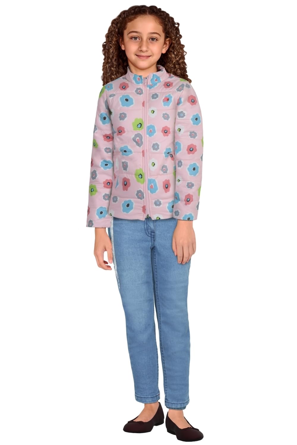 Allen Solly Girls Regular Fit Printed Jacket