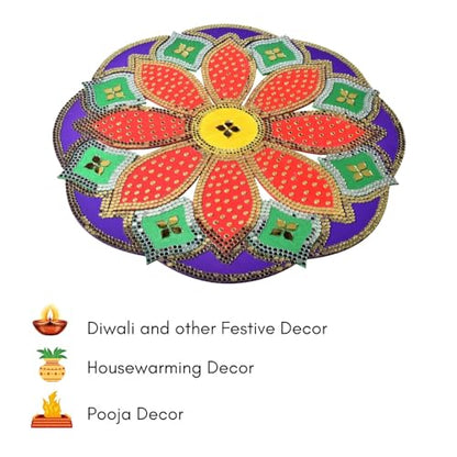 One Minute Rangoli - Red 12