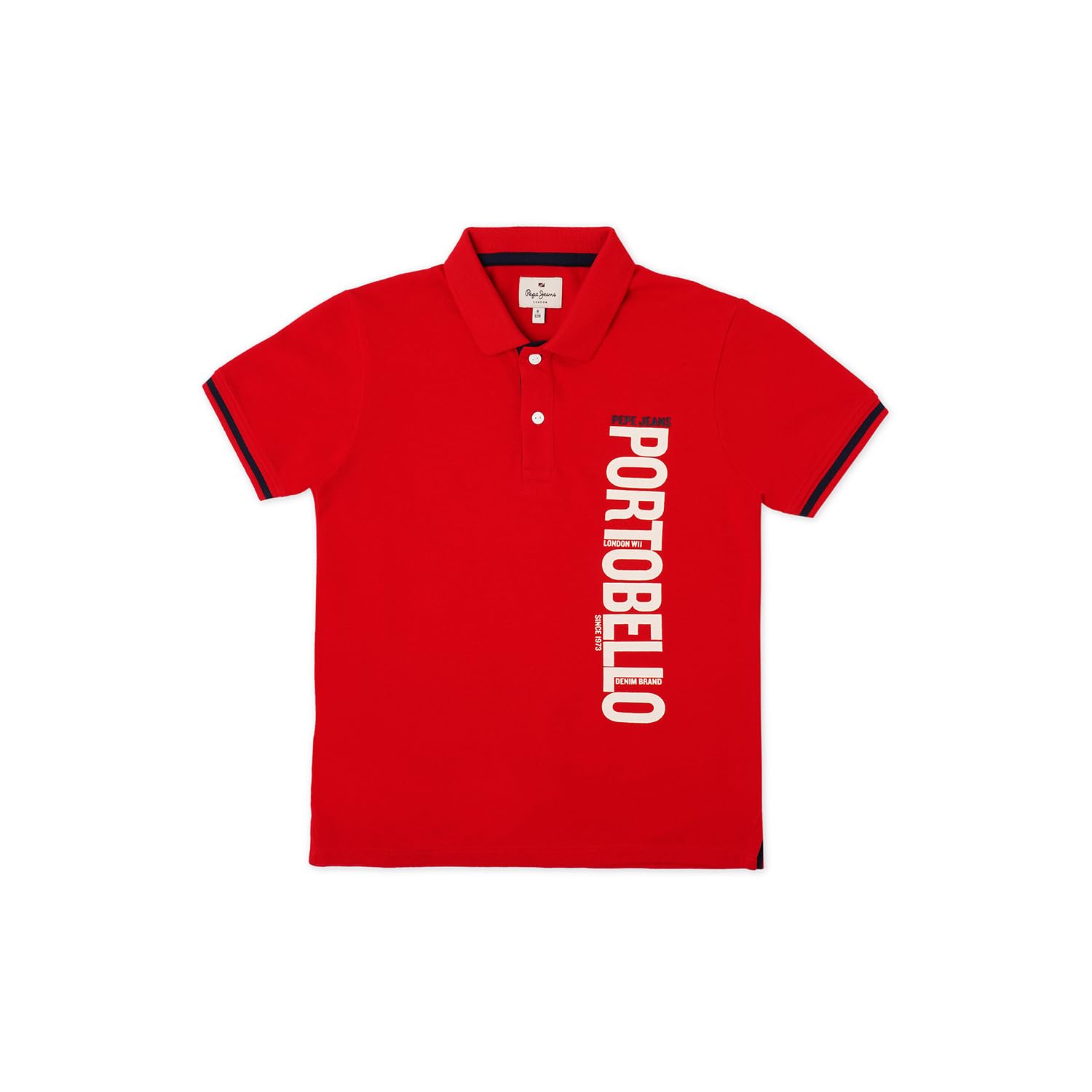 Pepe Jeans Boy'S Regular Fit Polo Shirt (Pb540972_Red_Classic