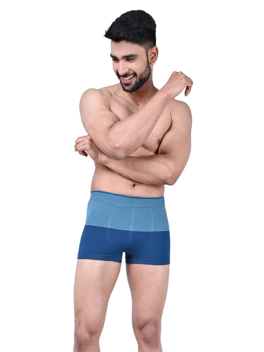 Rupa Colors Seamless Trunks for Men with 4 Way Stretchable Fabric, Snug Fit, and No Marks Waistband, Pack of 1