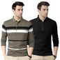 Noble Monk MenS Regular Fit Polo T Shirt |Full Sleeves |Collar Tshirts | Casual T-Shirt For Men