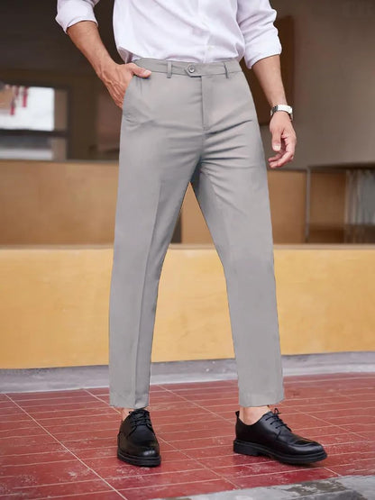 CB-COLEBROOK Mens Formal Pants Stretch Work Dress Pants 30/32/34/36/38 Quick Dry Lightweight Casual Comfy Trousers with Pockets