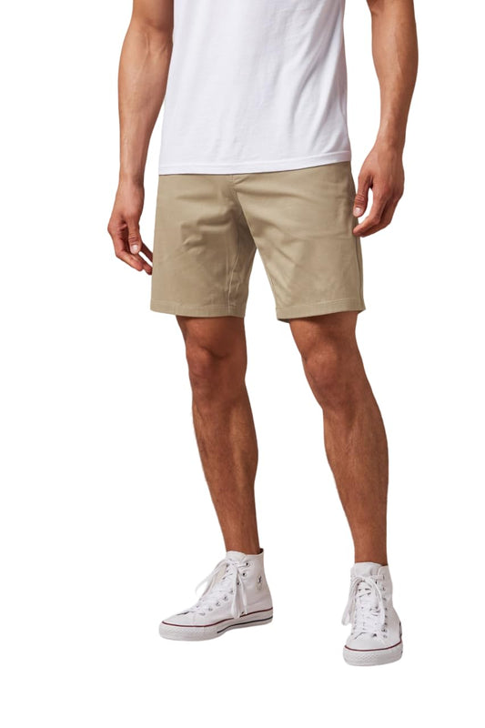 TAGAS Mens Loose Fit Slant Pocket Shorts || Shorts for Mens || Casual Shorts for Mens Khaki
