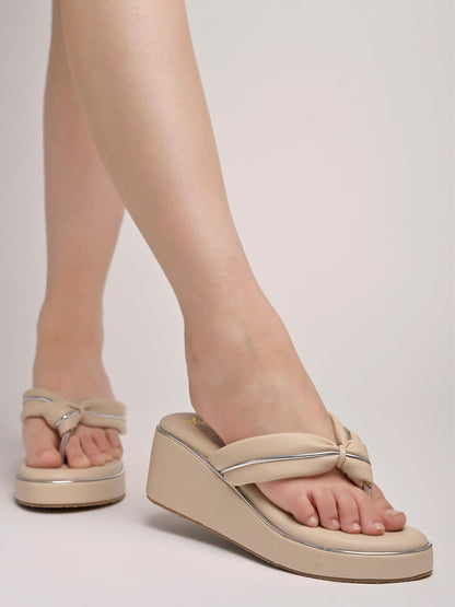 Shoetopia Womens Sandal Beige
