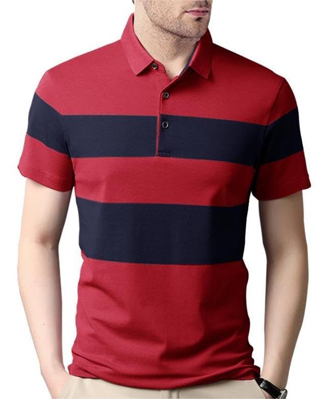 Noble Monk MenS (Combo Pack Of 2) -Regular Fit Polo T Shirt |Half Sleeves |Collar Tshirts |Casual Tshirt
